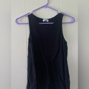 Black tank top